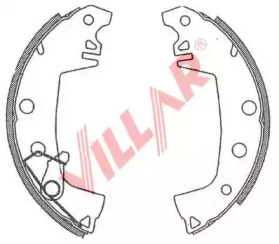 Комлект тормозных накладок VILLAR 629.0715