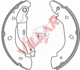 Комлект тормозных накладок VILLAR 629.0719
