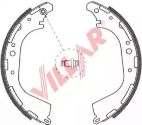 Комлект тормозных накладок VILLAR 629.0753