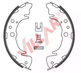 Комлект тормозных накладок VILLAR 629.0781