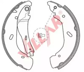 Комлект тормозных накладок VILLAR 629.0788