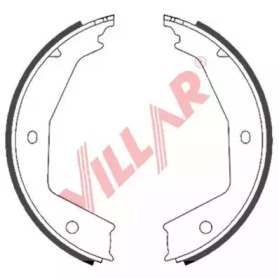 Комлект тормозных накладок VILLAR 629.0855