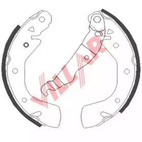 Комлект тормозных накладок VILLAR 629.0895
