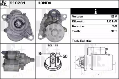 Стартер EDR 910281