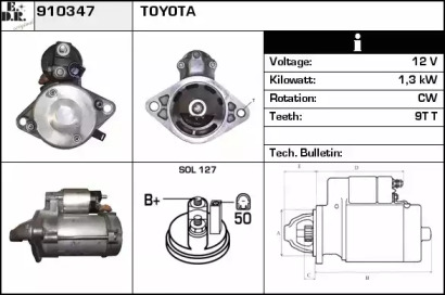 Стартер EDR 910347