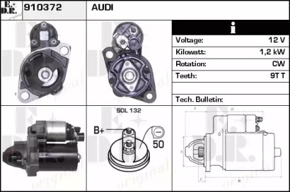 Стартер EDR 910372