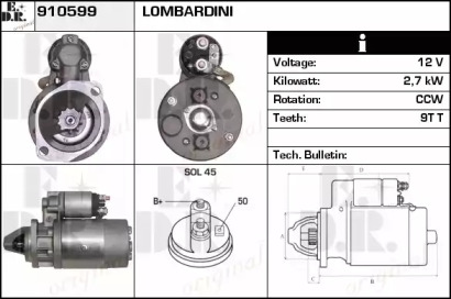 Стартер EDR 910599