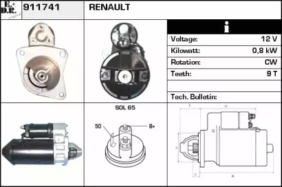 Стартер EDR 911741