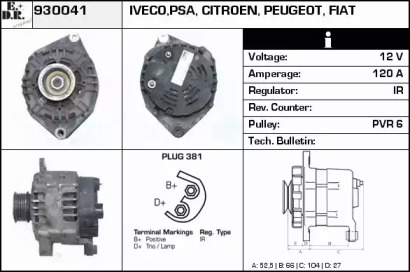 Генератор EDR 930041