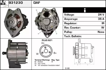 Генератор EDR 931230