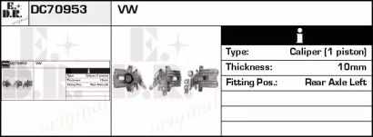 Тормозной суппорт EDR DC70953