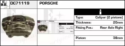 Тормозной суппорт EDR DC71119
