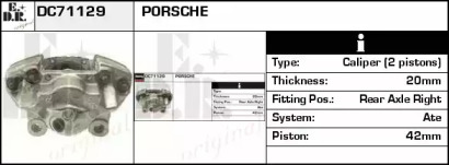 Тормозной суппорт EDR DC71129
