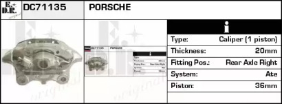 Тормозной суппорт EDR DC71135