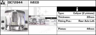 Тормозной суппорт EDR DC72944