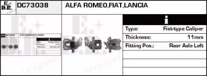 Тормозной суппорт EDR DC73038