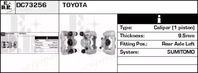 Тормозной суппорт EDR DC73256