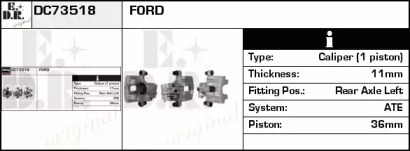 Тормозной суппорт EDR DC73518