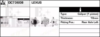 Тормозной суппорт EDR DC73608