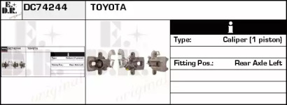 Тормозной суппорт EDR DC74244