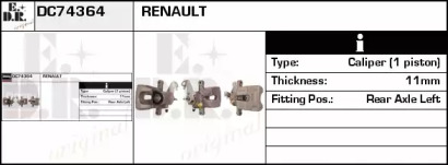 Тормозной суппорт EDR DC74364