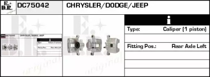 Тормозной суппорт EDR DC75042