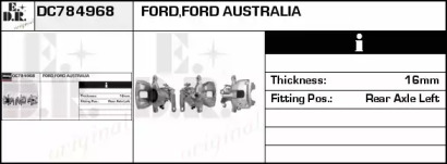Тормозной суппорт EDR DC784968