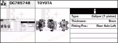 Тормозной суппорт EDR DC785748