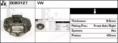 Тормозной суппорт EDR DC80127