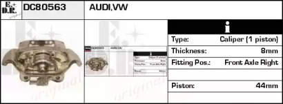 Тормозной суппорт EDR DC80563