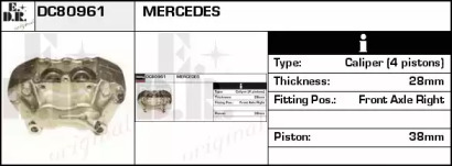 Тормозной суппорт EDR DC80961