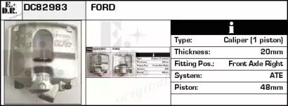 Тормозной суппорт EDR DC82983
