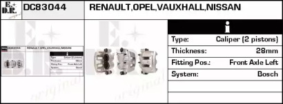 Тормозной суппорт EDR DC83044