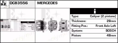 Тормозной суппорт EDR DC83556