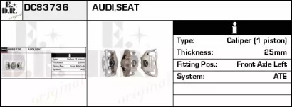Тормозной суппорт EDR DC83736
