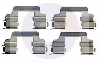 Комплектующие, колодки дискового тормоза CARRAB BRAKE PARTS 2417