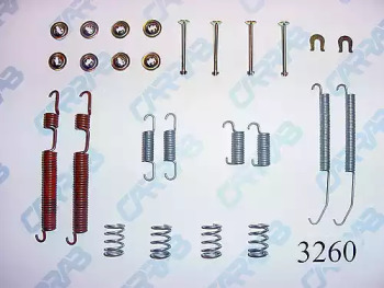 Комплектующие, тормозная колодка CARRAB BRAKE PARTS 3260