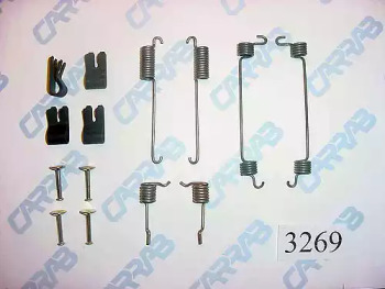 Комплектующие, тормозная колодка CARRAB BRAKE PARTS 3269