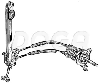 Подъемное устройство для окон DOGA 110001