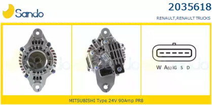 Генератор SANDO 2035618.1