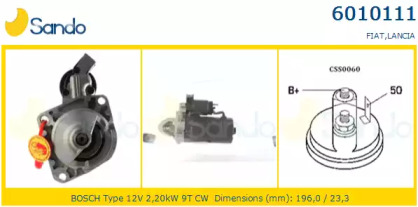 Стартер SANDO 6010111.0