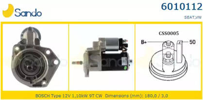 Стартер SANDO 6010112.0