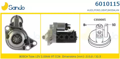 Стартер SANDO 6010115.0