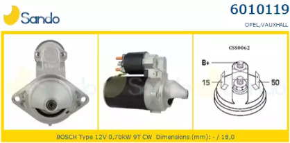 Стартер SANDO 6010119.0