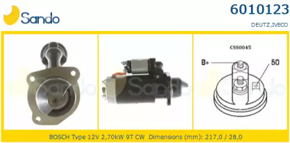 Стартер SANDO 6010123.0