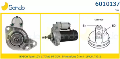 Стартер SANDO 6010137.0