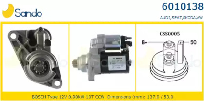 Стартер SANDO 6010138.0