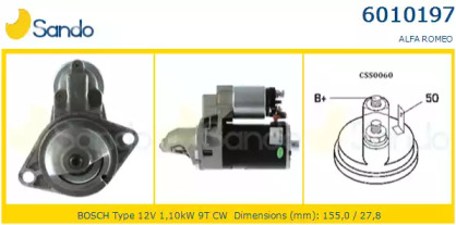 Стартер SANDO 6010197.0