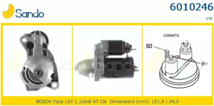 Стартер SANDO 6010246.0
