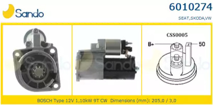 Стартер SANDO 6010274.0